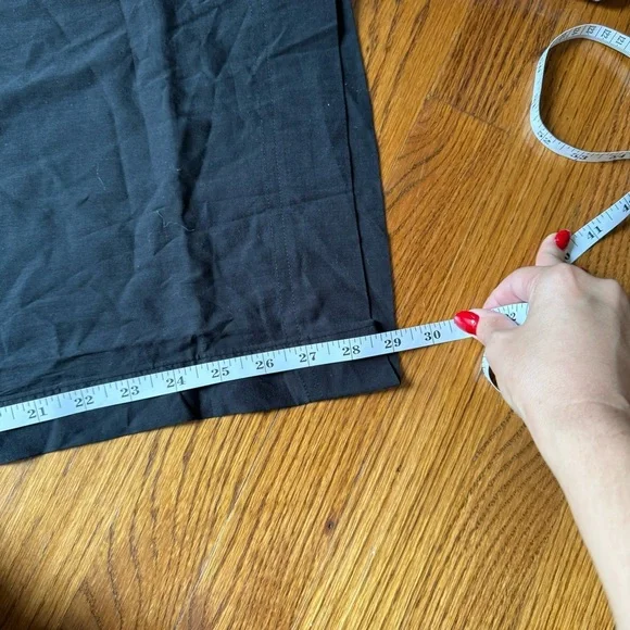 NWT Madewell Drawstring Wide-Leg Pants in black - Picture 15 of 15